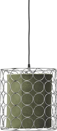 Ring Kattovalaisin 30cm Kromi/Vihreä