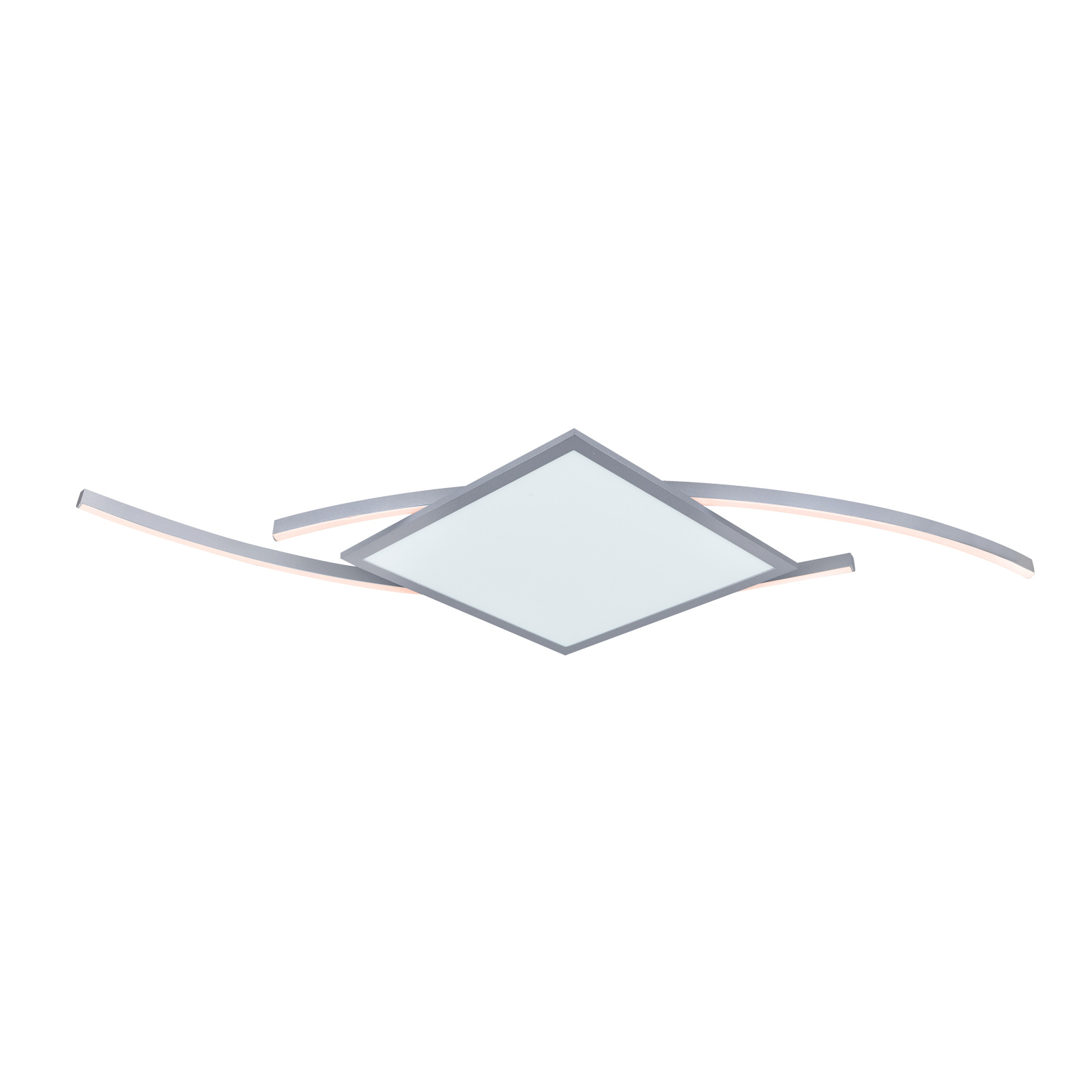 Lucande Tiaro -LED-kattovalo kulmikas 56,6 cm, CCT