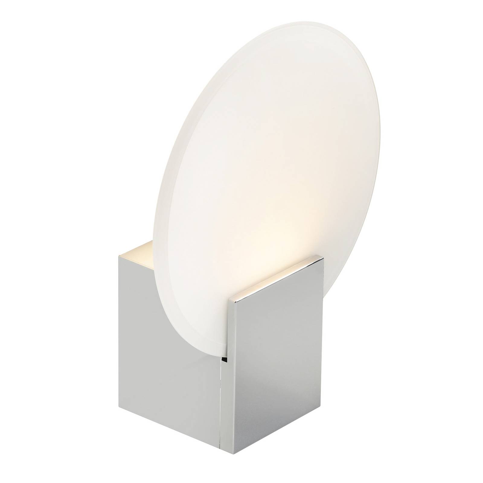 LED-seinävalaisin Hester, IP44, kromi