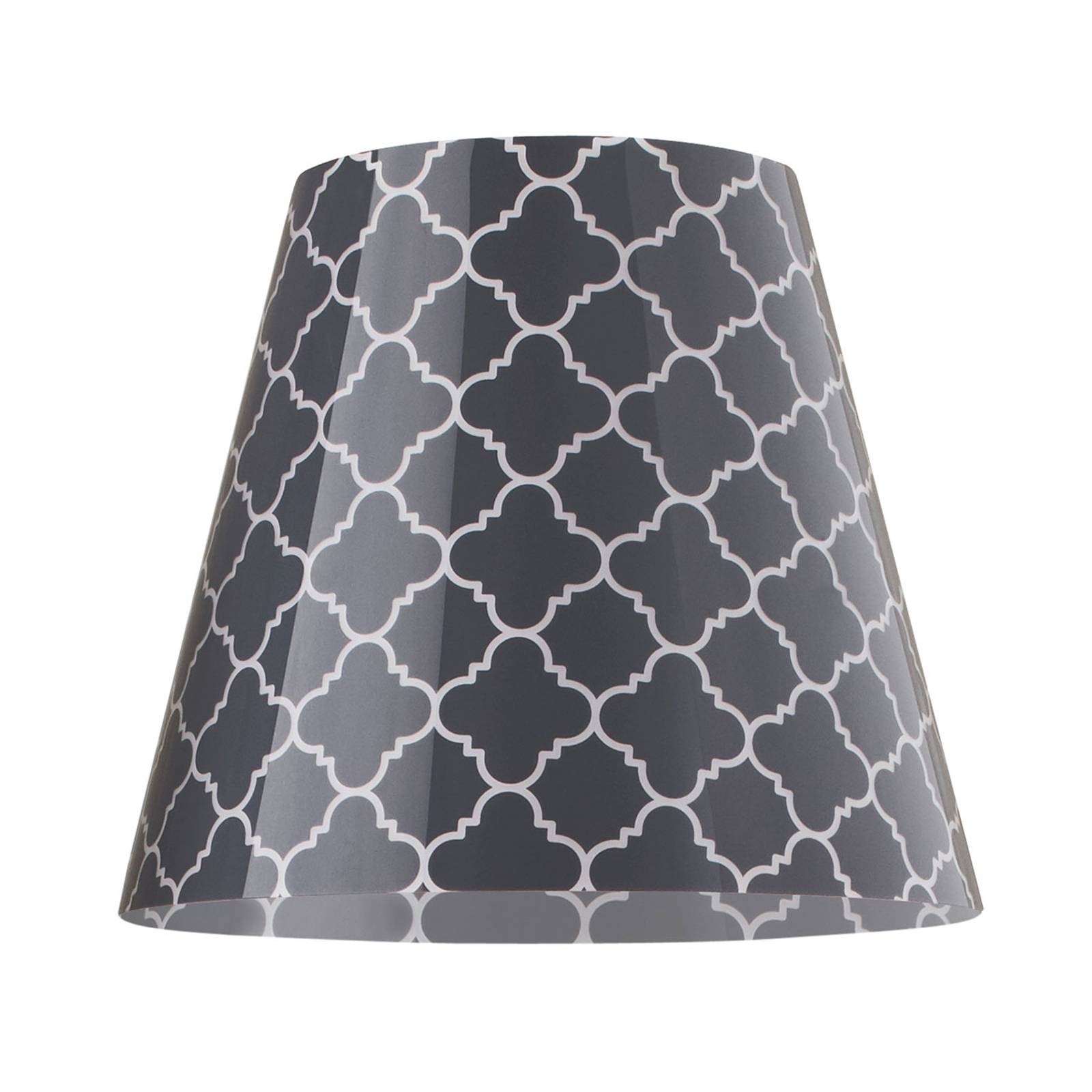 Swap Outdoor -lattiavalo, grey quatrefoil -varj.