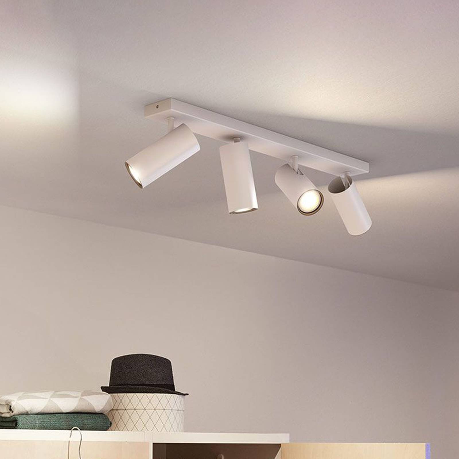 Philips Hue Buratto LED-spotti 4-lamppuinen