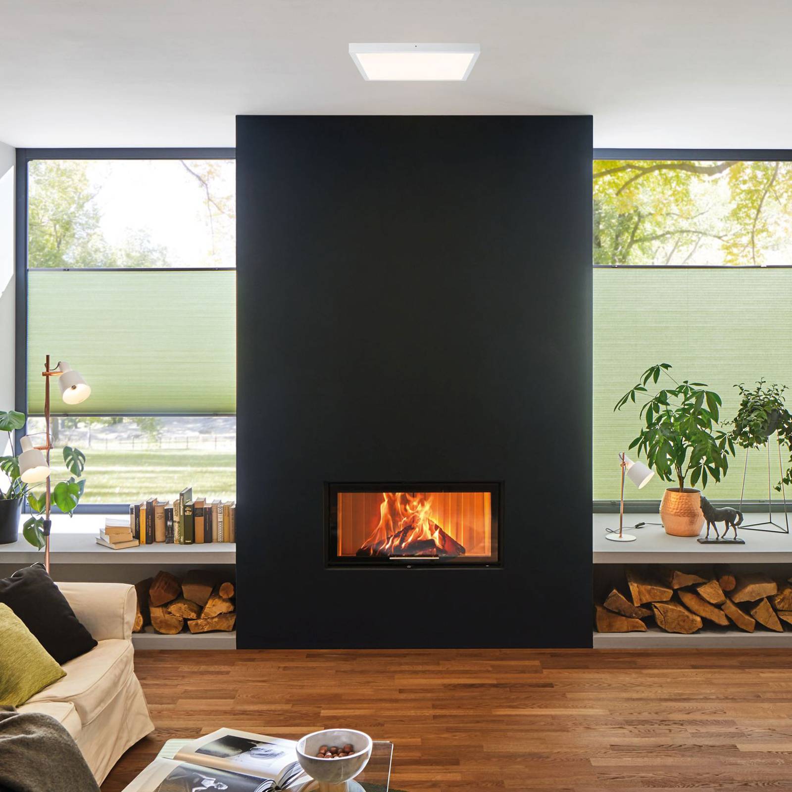 LED-paneeli Lunar 60x60cm 27,4 W, 3 000 K