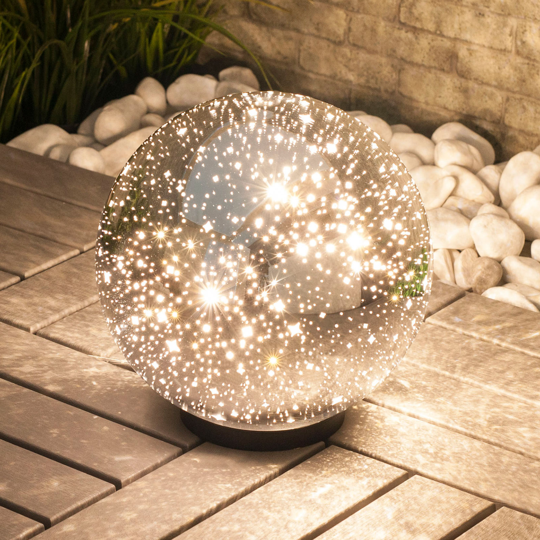 Lindby Kamui -LED-koristevalaisin, Ø 25 cm