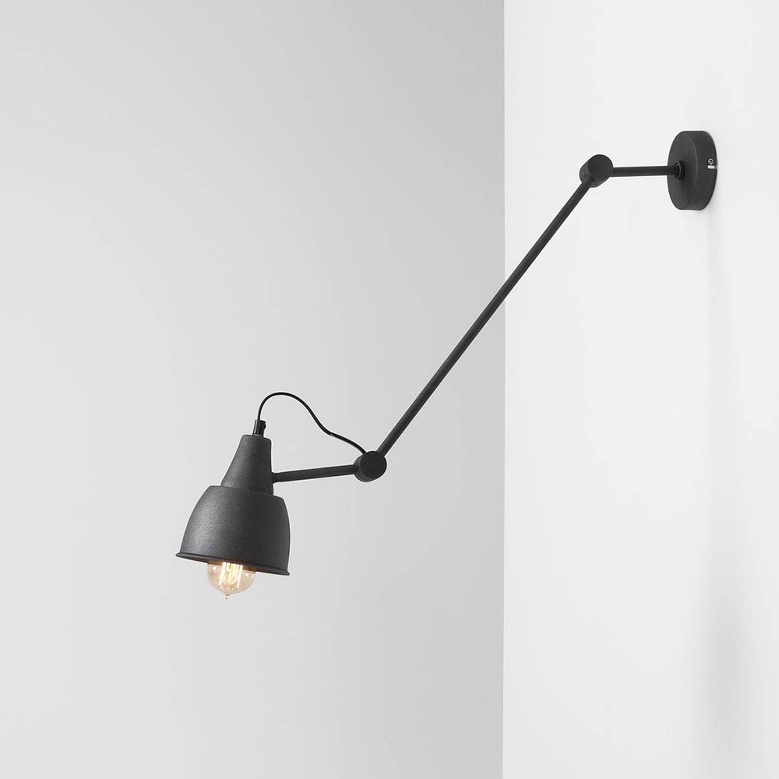 Kattovalaisin 814, säädettävä, 1 lamp., grafiitti