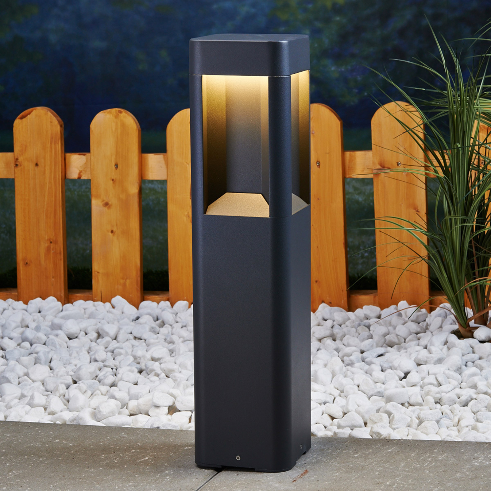 Alumiininen LED-pollarivalaisin Annika, 50 cm