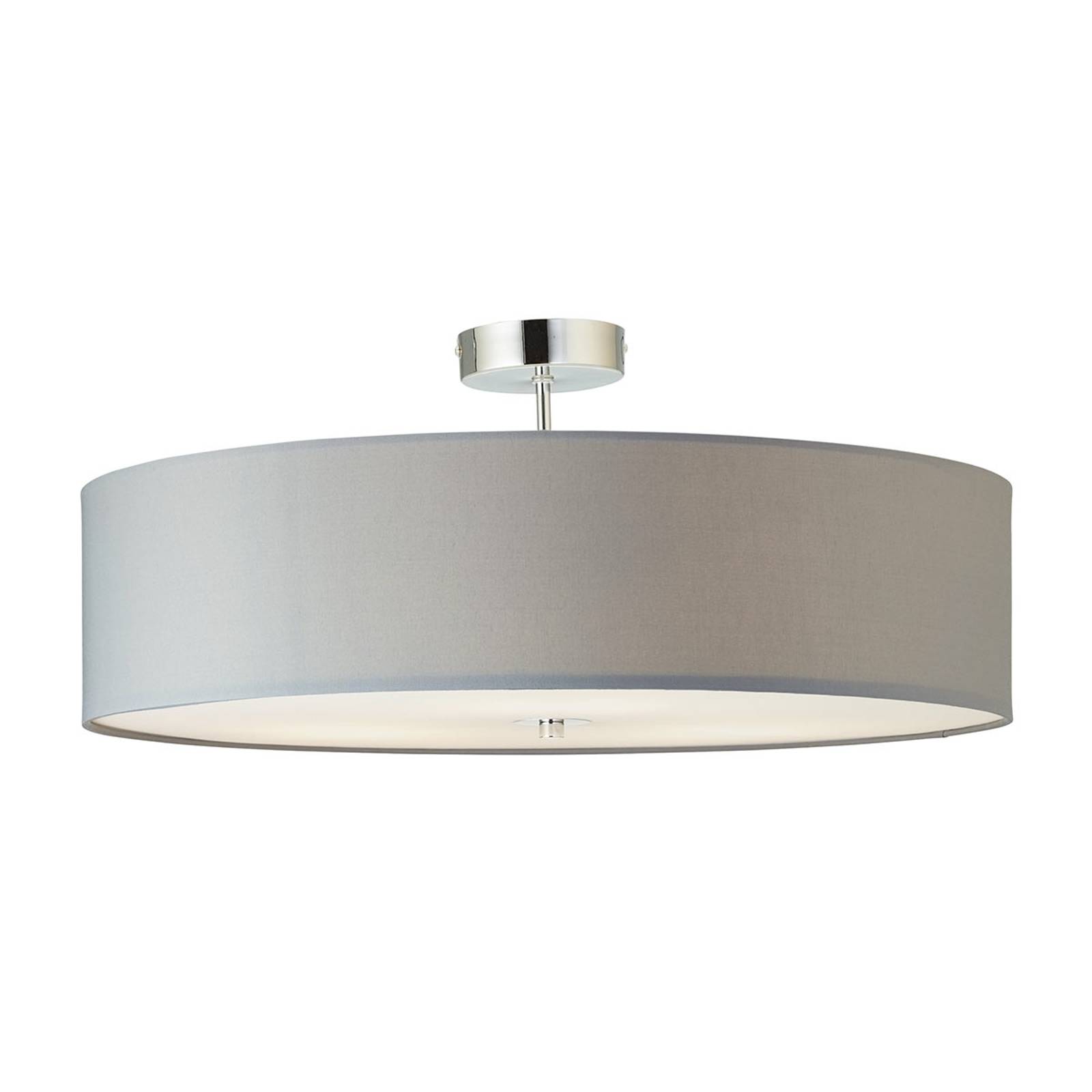 Tekstiilikattovalaisin Andria, 60 cm vaaleanharmaa