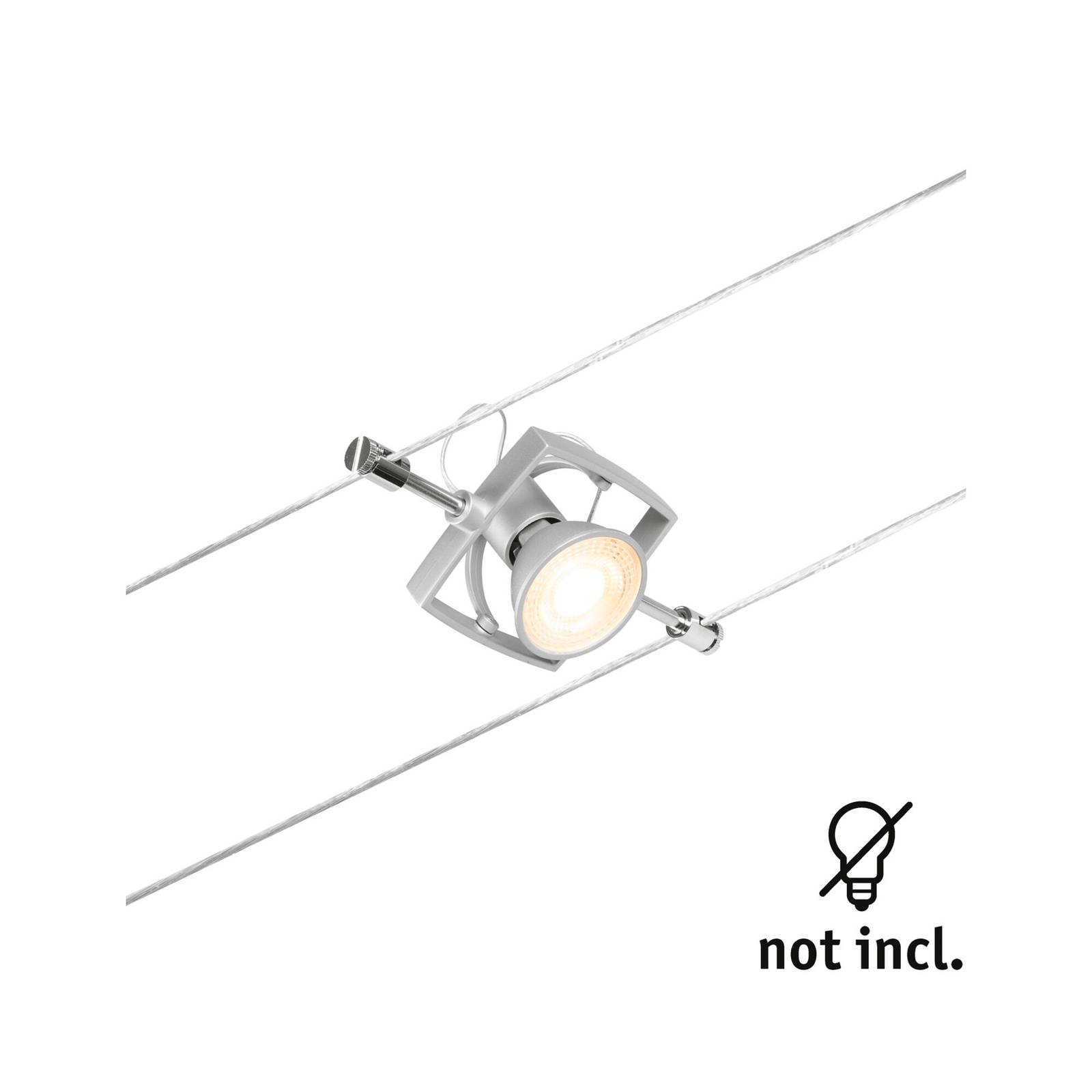 Paulmann Wire Mac II -spotti kromi