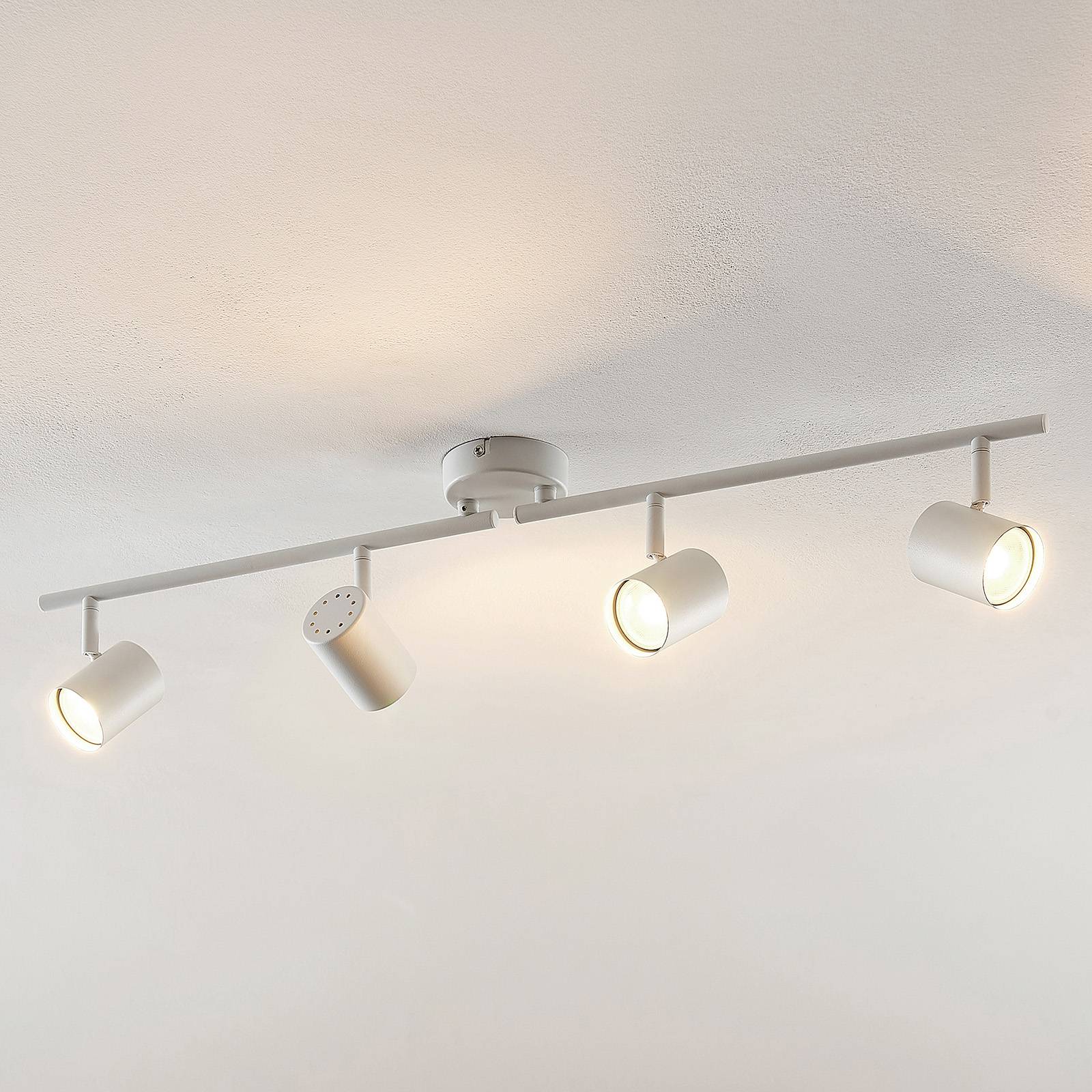 ELC Tomoki -LED-kohdevalo, valkoinen, 4-lamp.