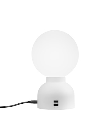 Pluggie Pöytävalaisin Valkoinen