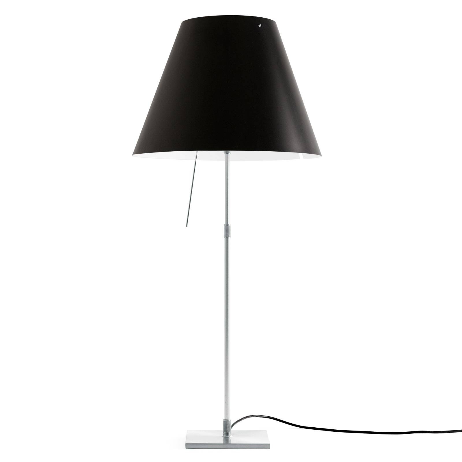 Luceplan Costanza D13 alumiini/musta