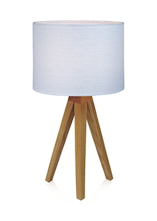 Kullen Pöytälamppu Tammi/Valkoinen 22,5 cm