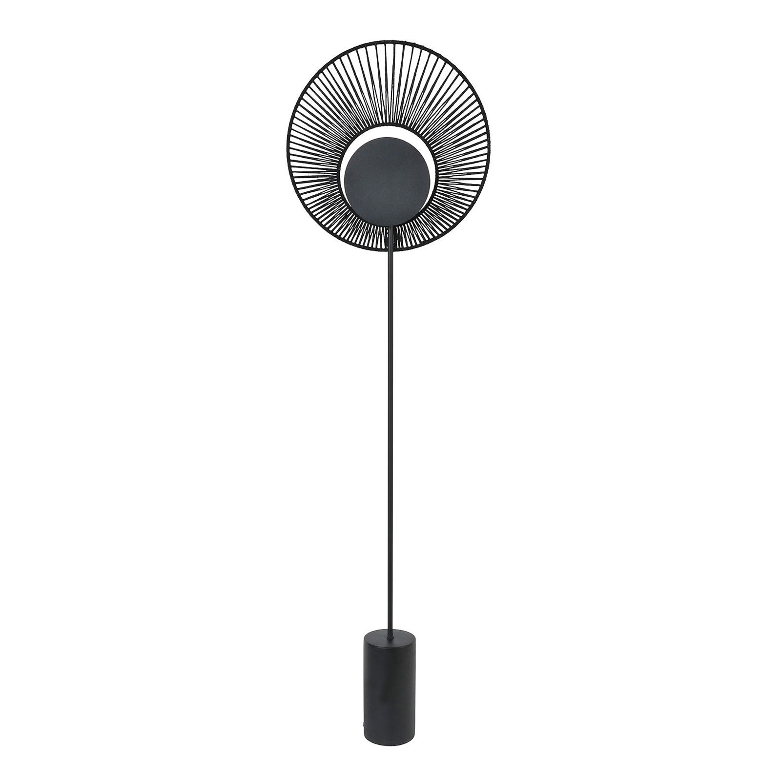 Forestier Oyster -design-lattiavalaisin, musta