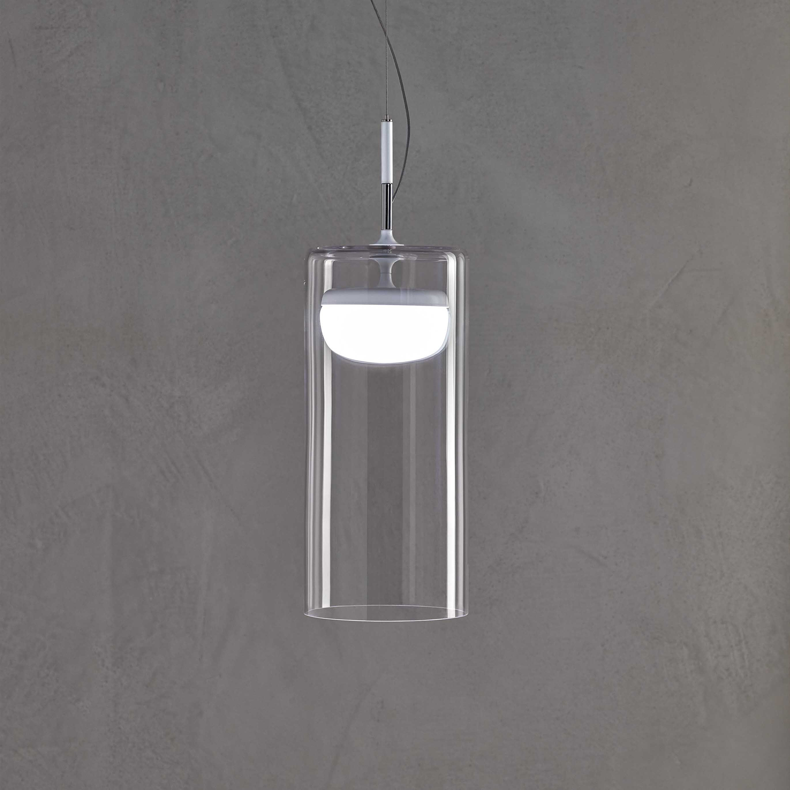 Prandina Diver LED-riippuvalaisin S5 valkoinen