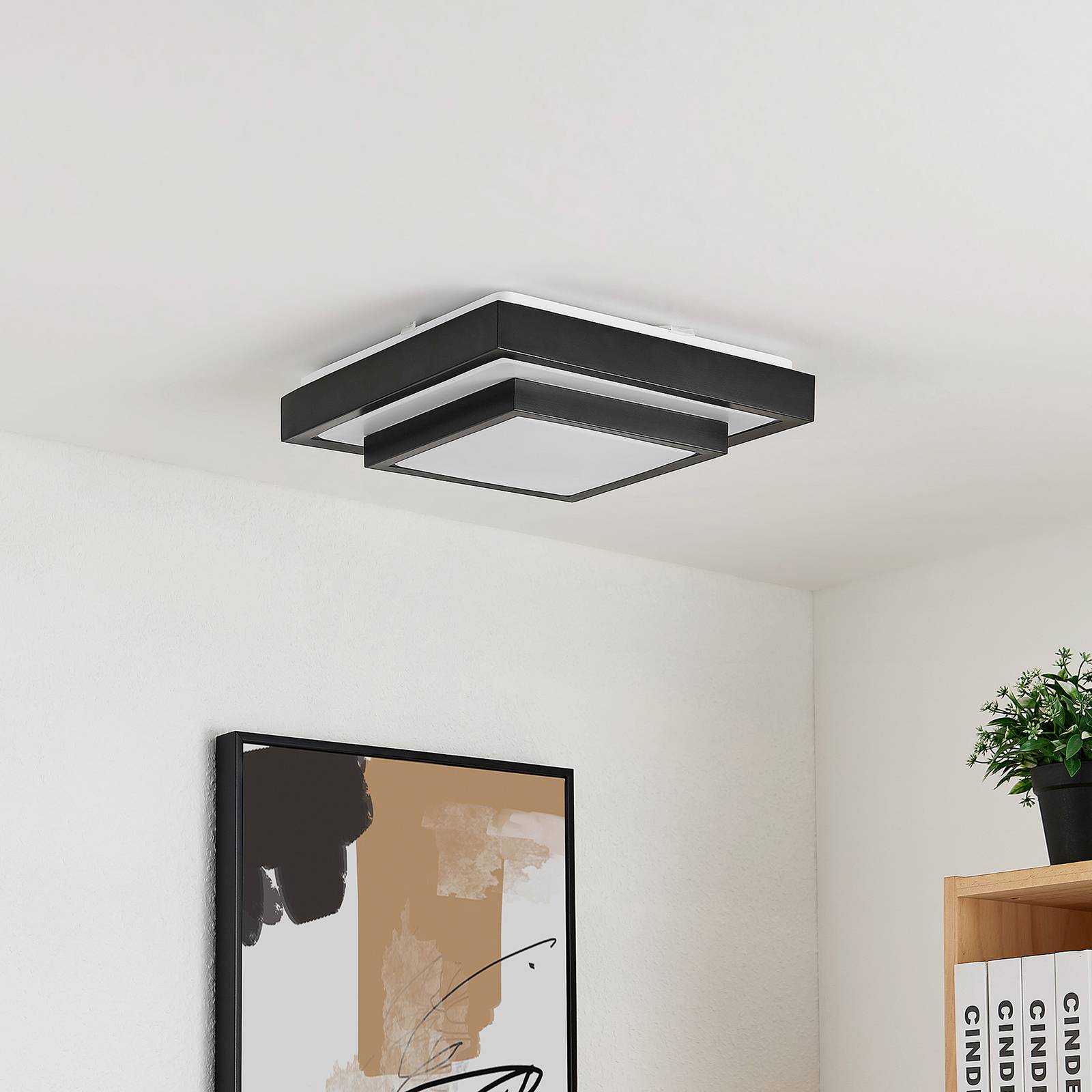 Lindby Vilho -LED-kattovalaisin, 32 cm