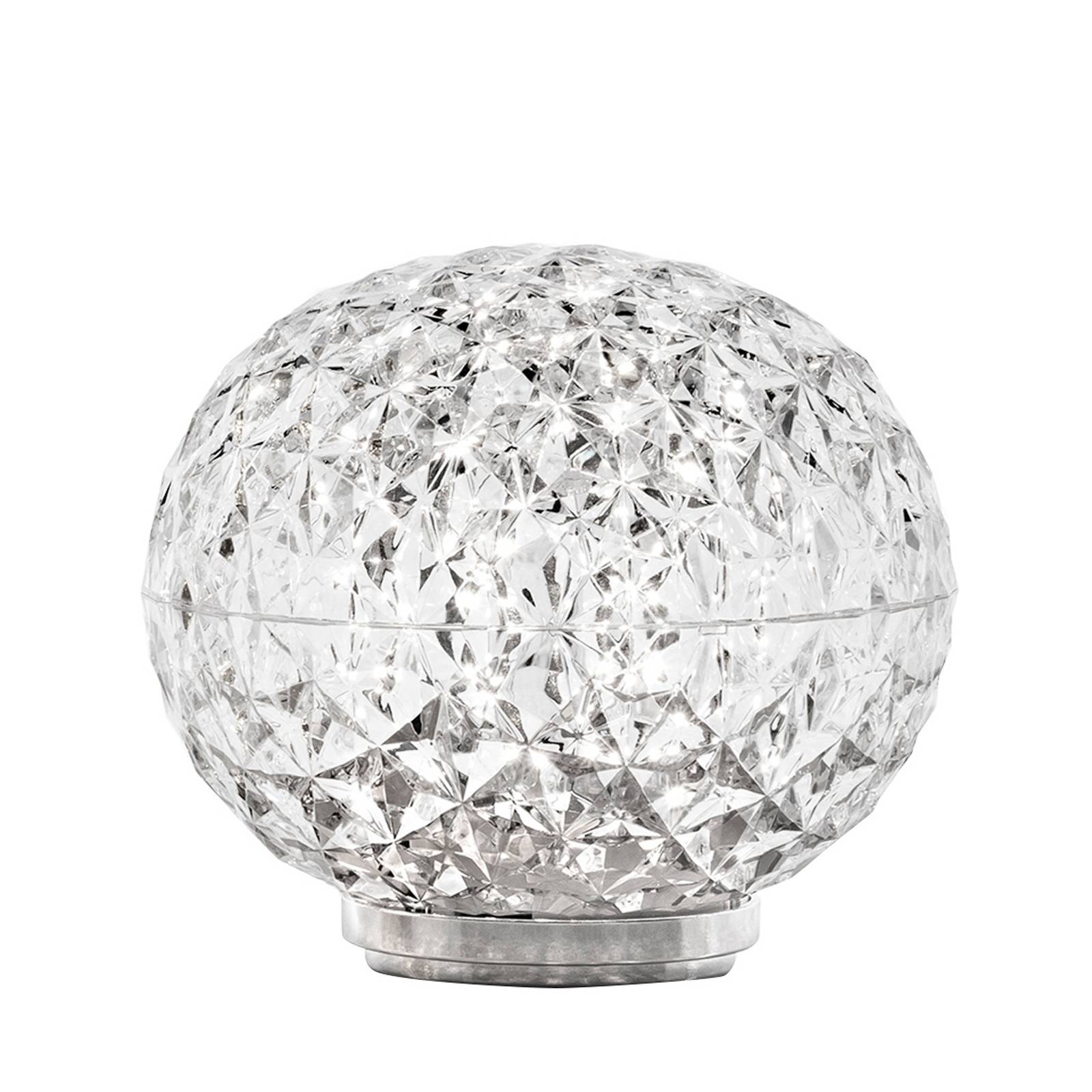 Kartell Mini Planet -LED-pöytälamppu, läpinäkyvä