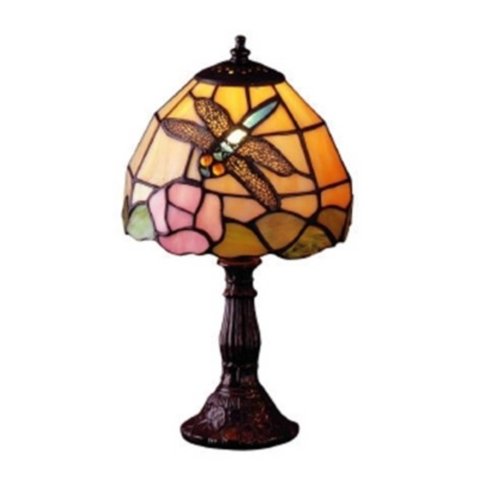 Tiffany-tyylinen JANNEKE-pöytävalaisin