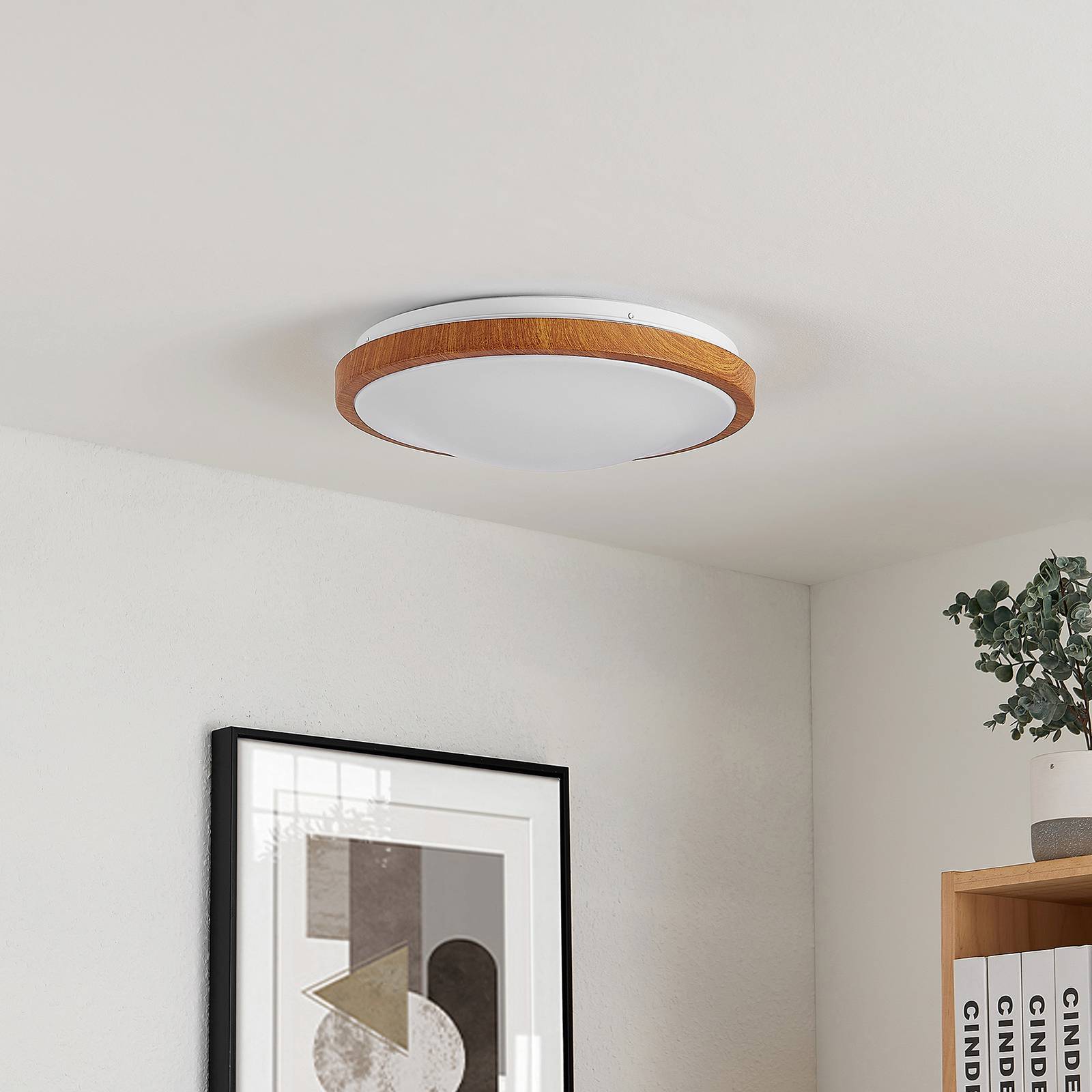 Lindby Mynte -LED-kattovalaisin pyöreä, 35 cm