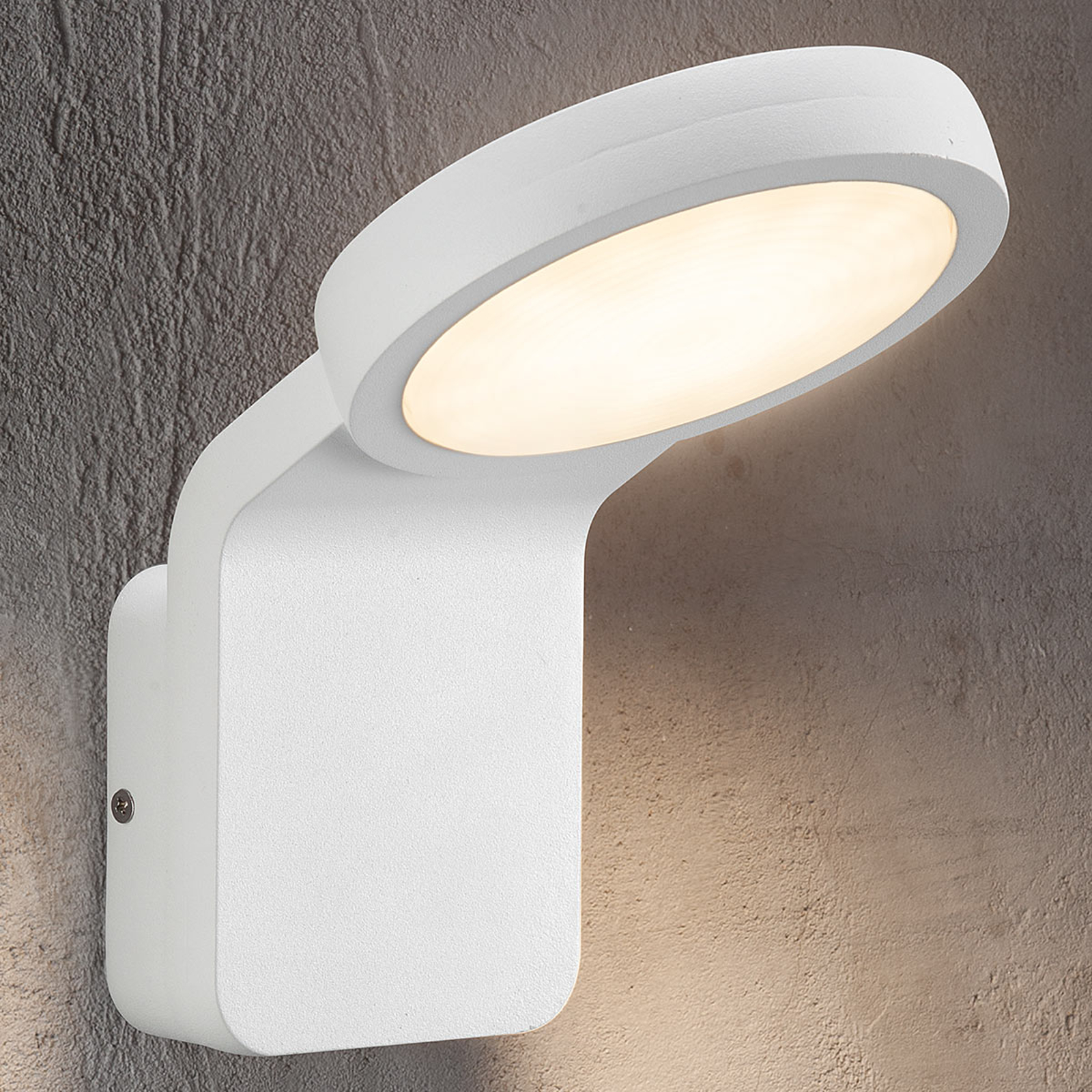 Tehokas LED-ulkoseinävalaisin Marina, valkoinen