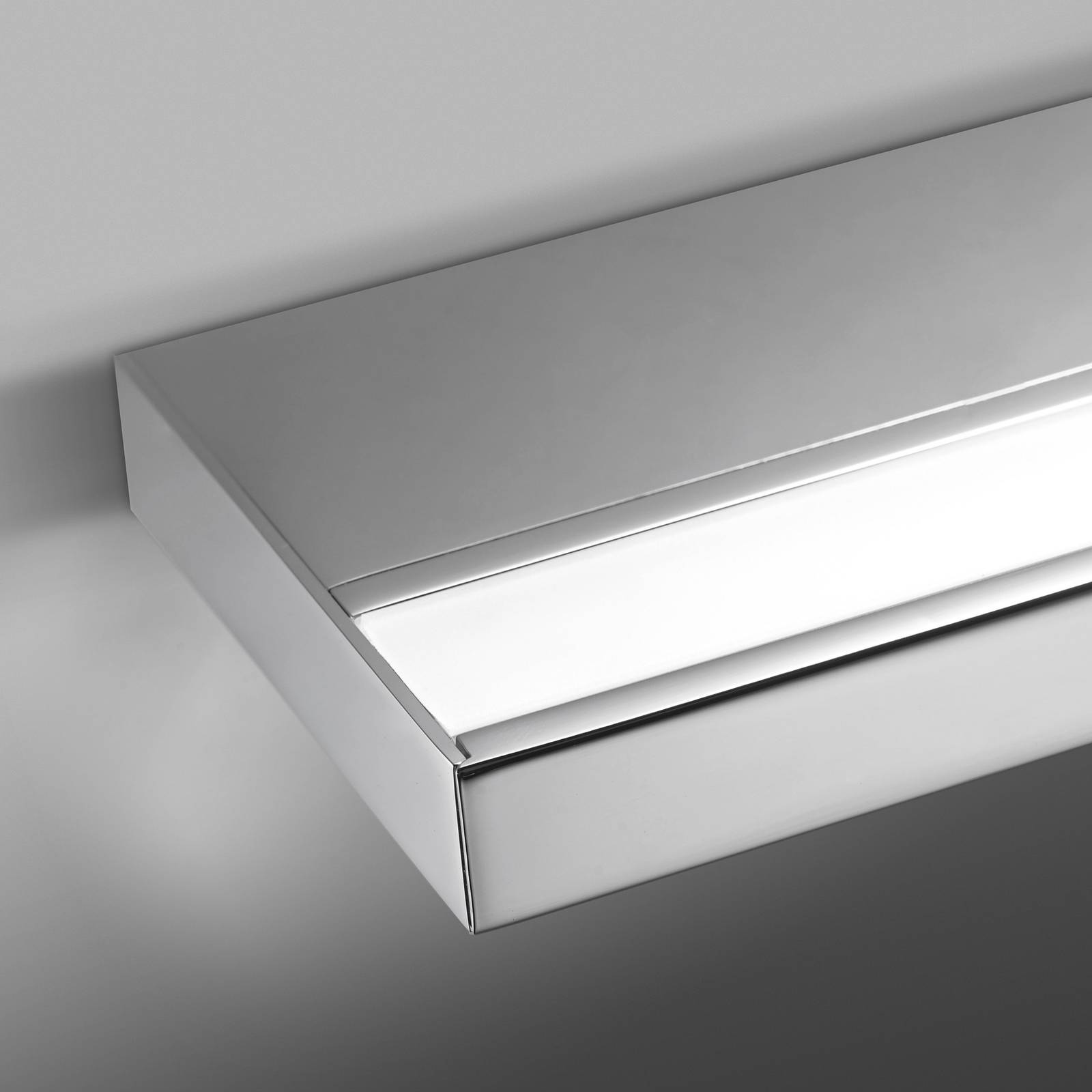 Kylpyhuoneen LED-seinälamppu Prim 60cm, kromi