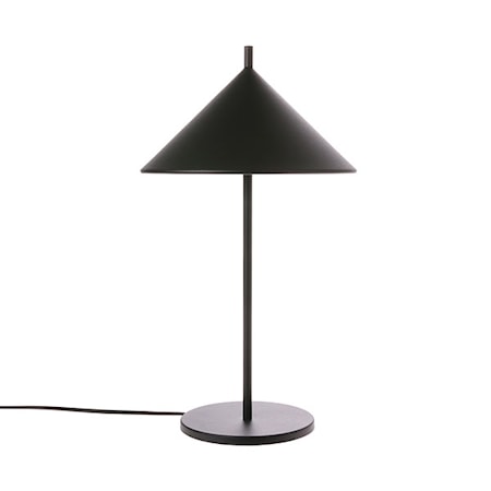 Pöytävalaisin Triangle Metallimusta