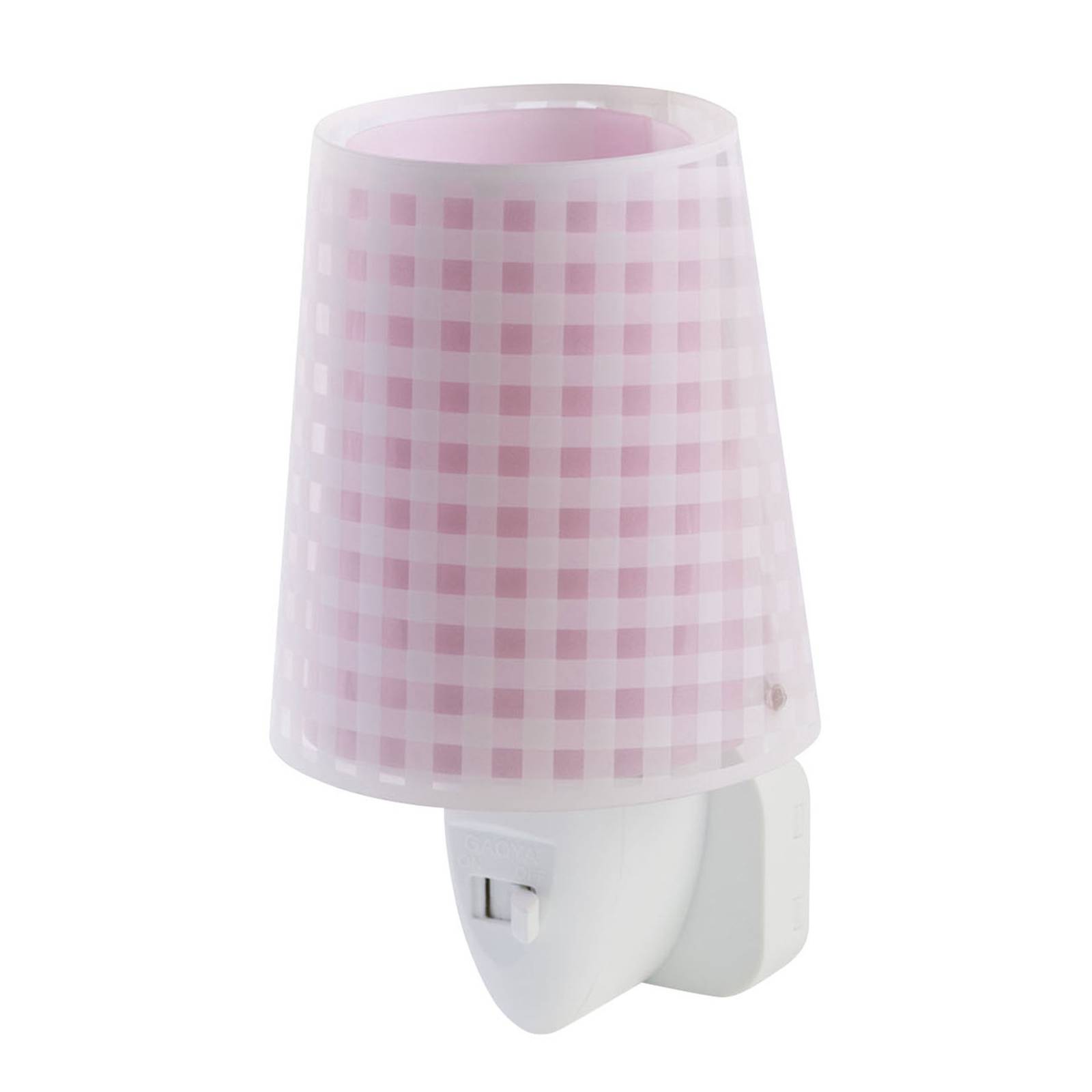 LED-yövalo Vichy, vaaleanpunainen
