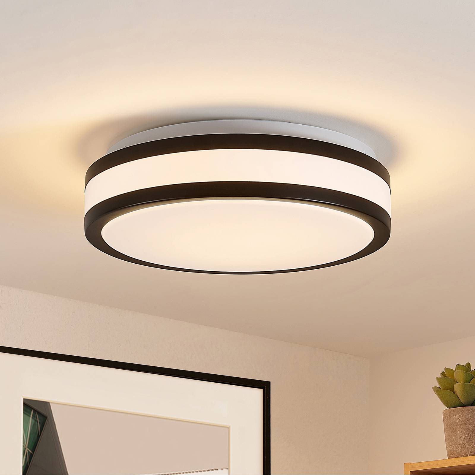 Lindby Teun -LED-kattovalaisin, 29 cm