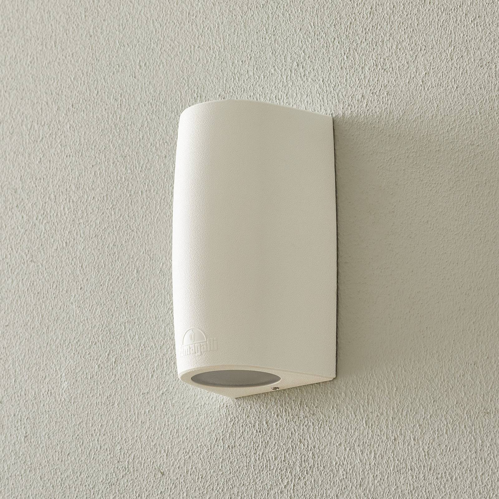 Marta-seinälamppu 9,2 cm 1-lamp. valkoinen/frosted