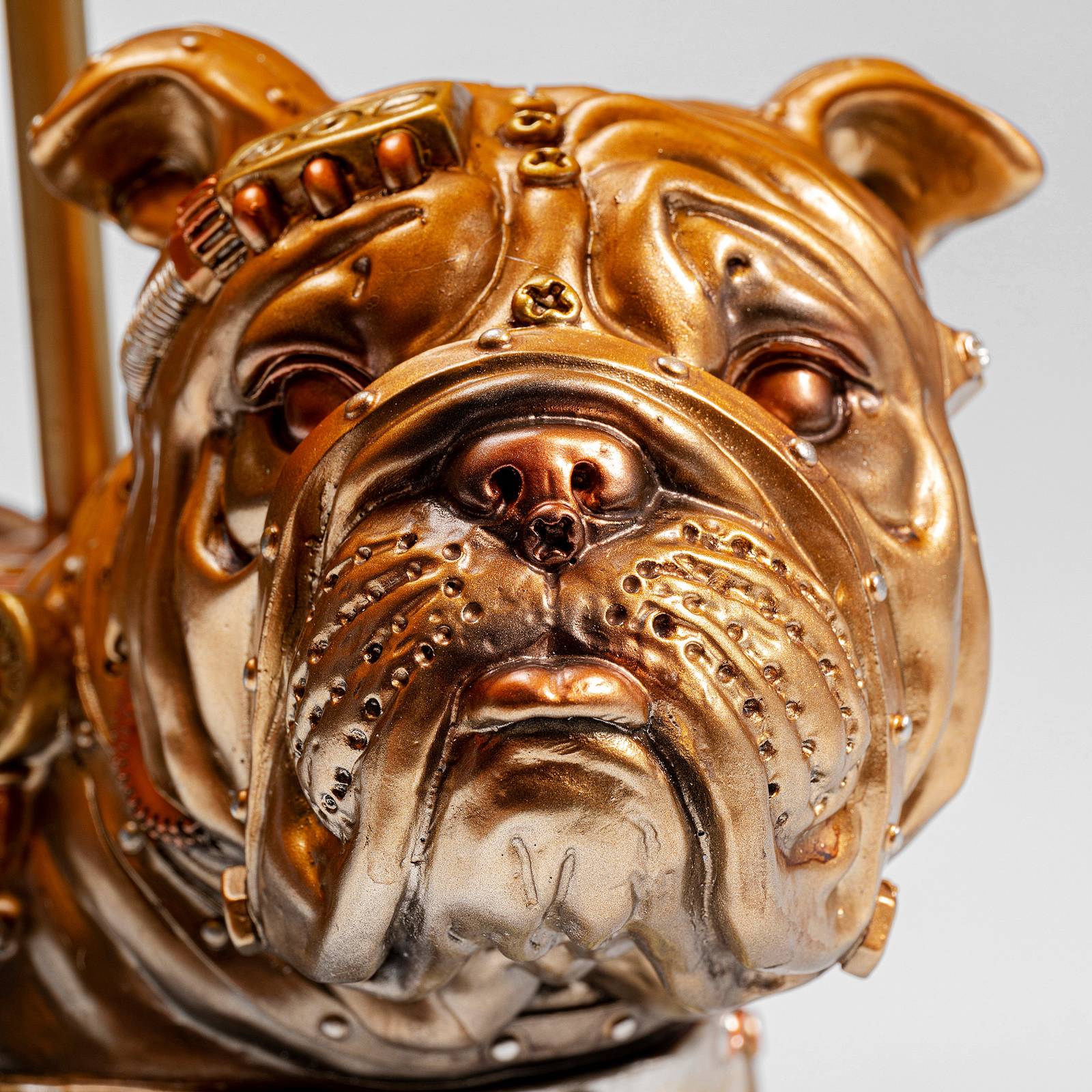 KARE Animal Steampunk Pug-pöytälamppu + varjostin