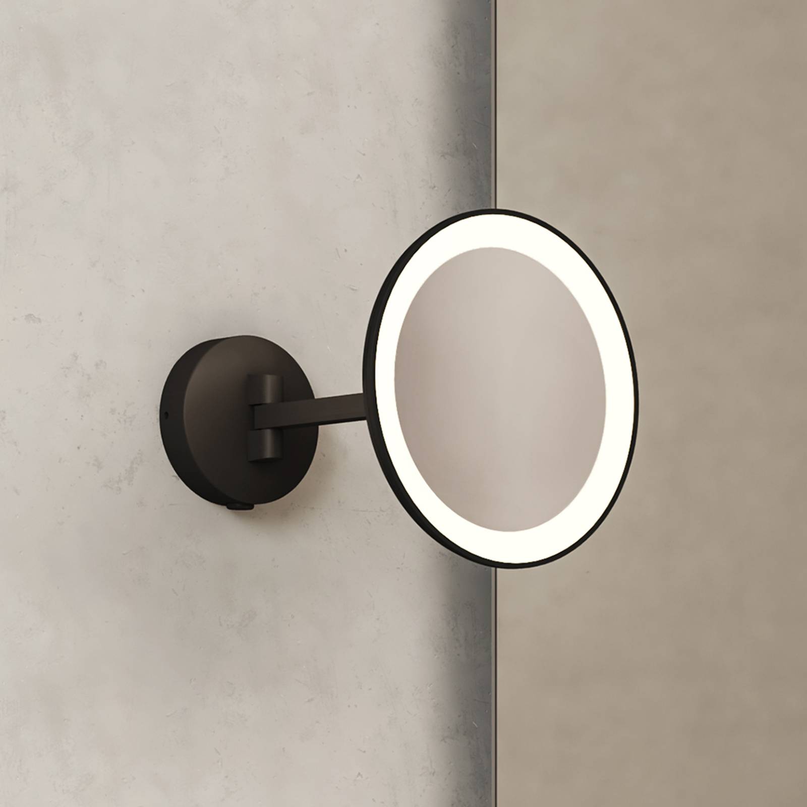 Astro Mascali -LED-meikkipeili, mattamusta