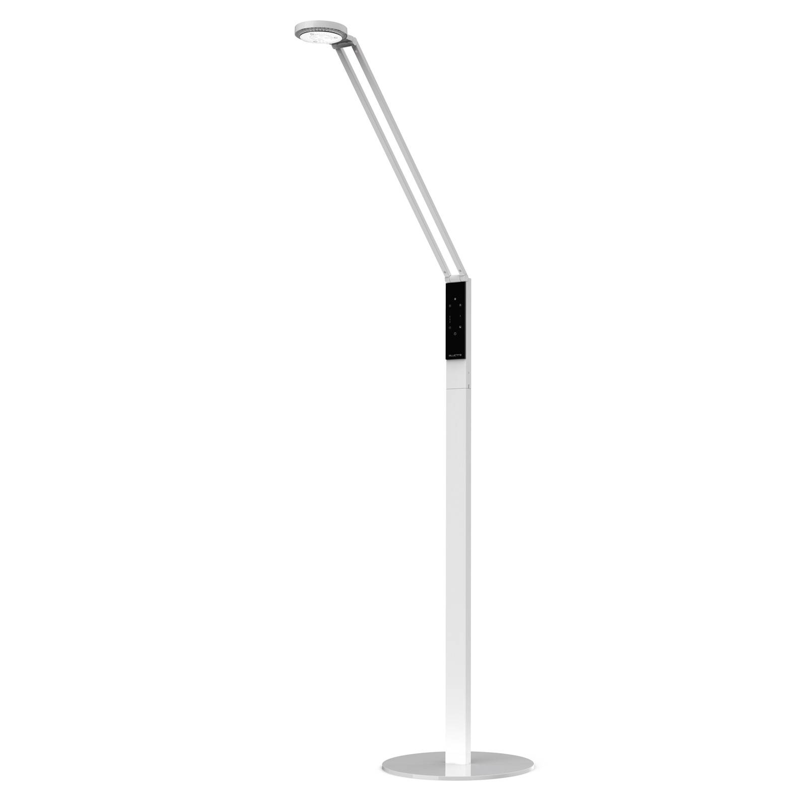 Luctra Floor Radial LED-lattiavalaisin valkoinen