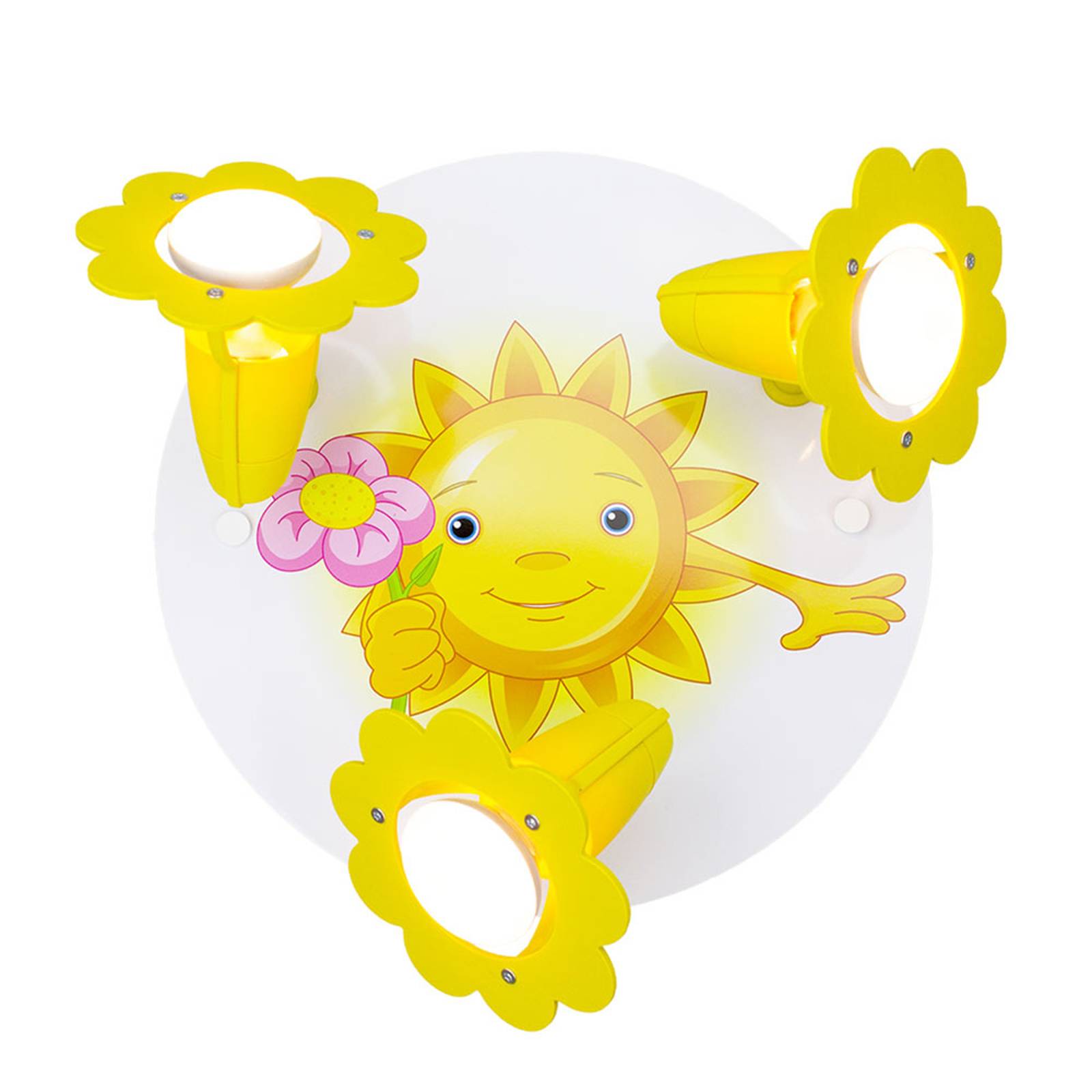 Kattovalaisin Aurinko ja kukka, 3-lamppuinen
