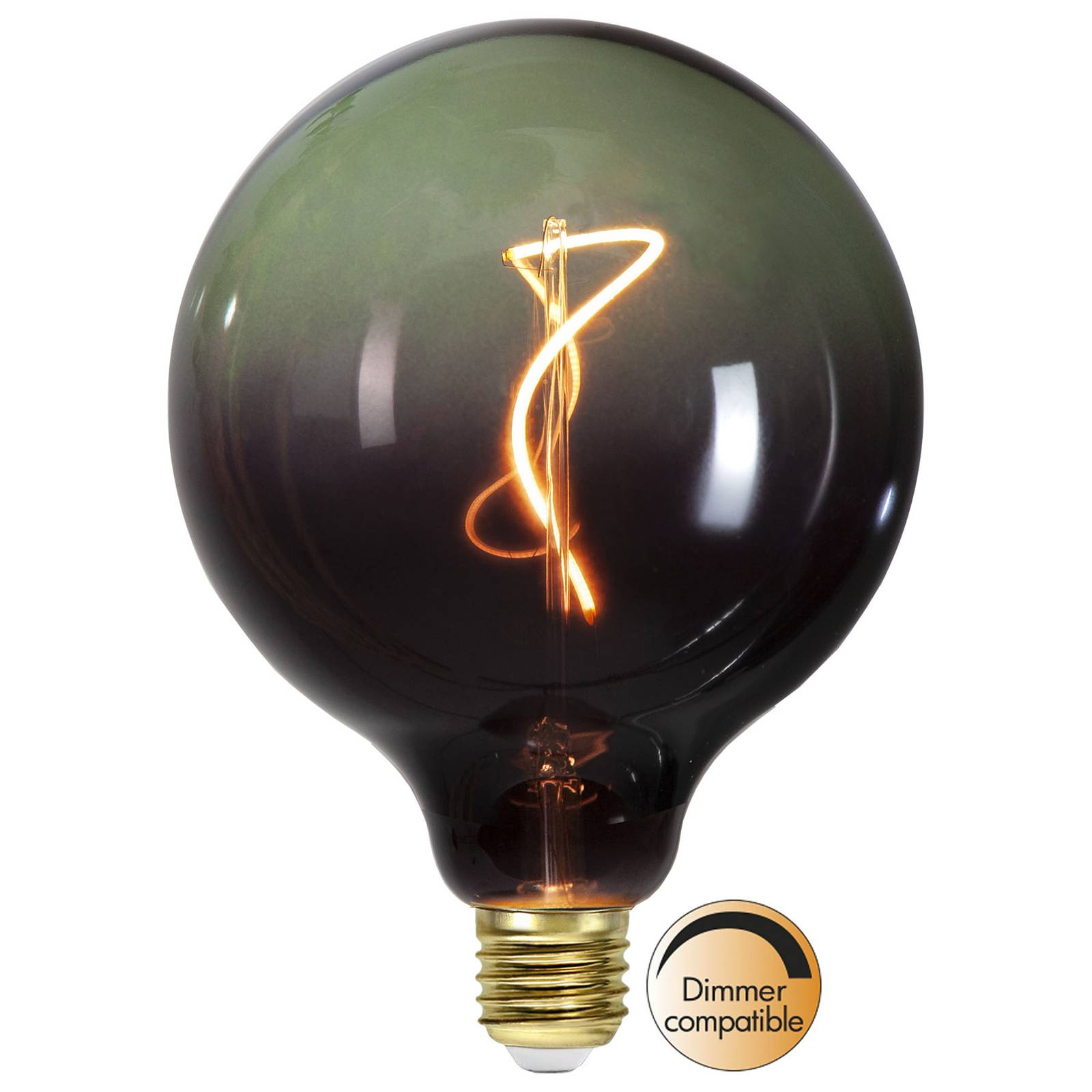 E27 G125 4W LED-globe 2 200 K, himmennettävä