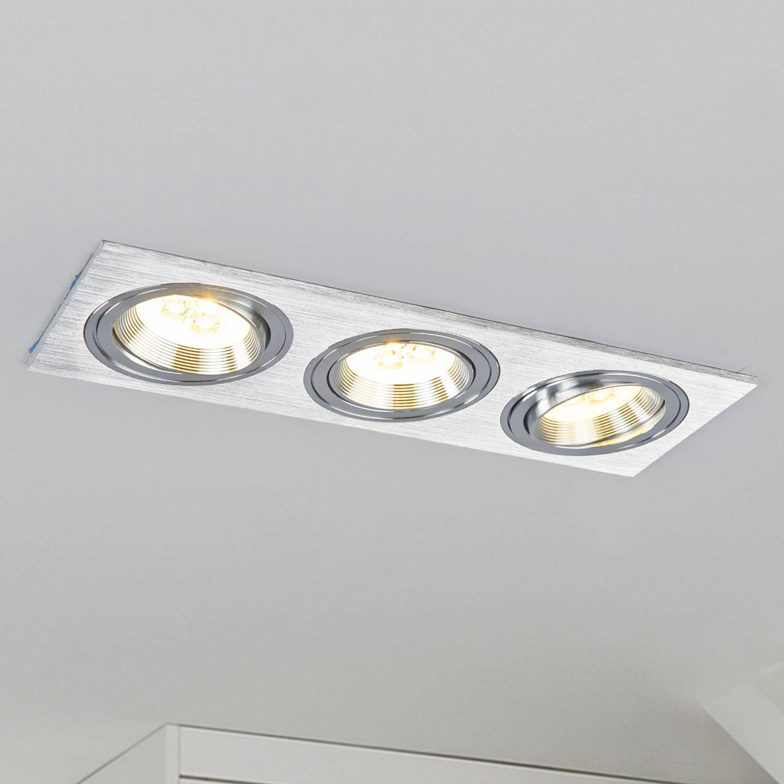 Upotett. LED-valaisin MINAR, alum.painevalu