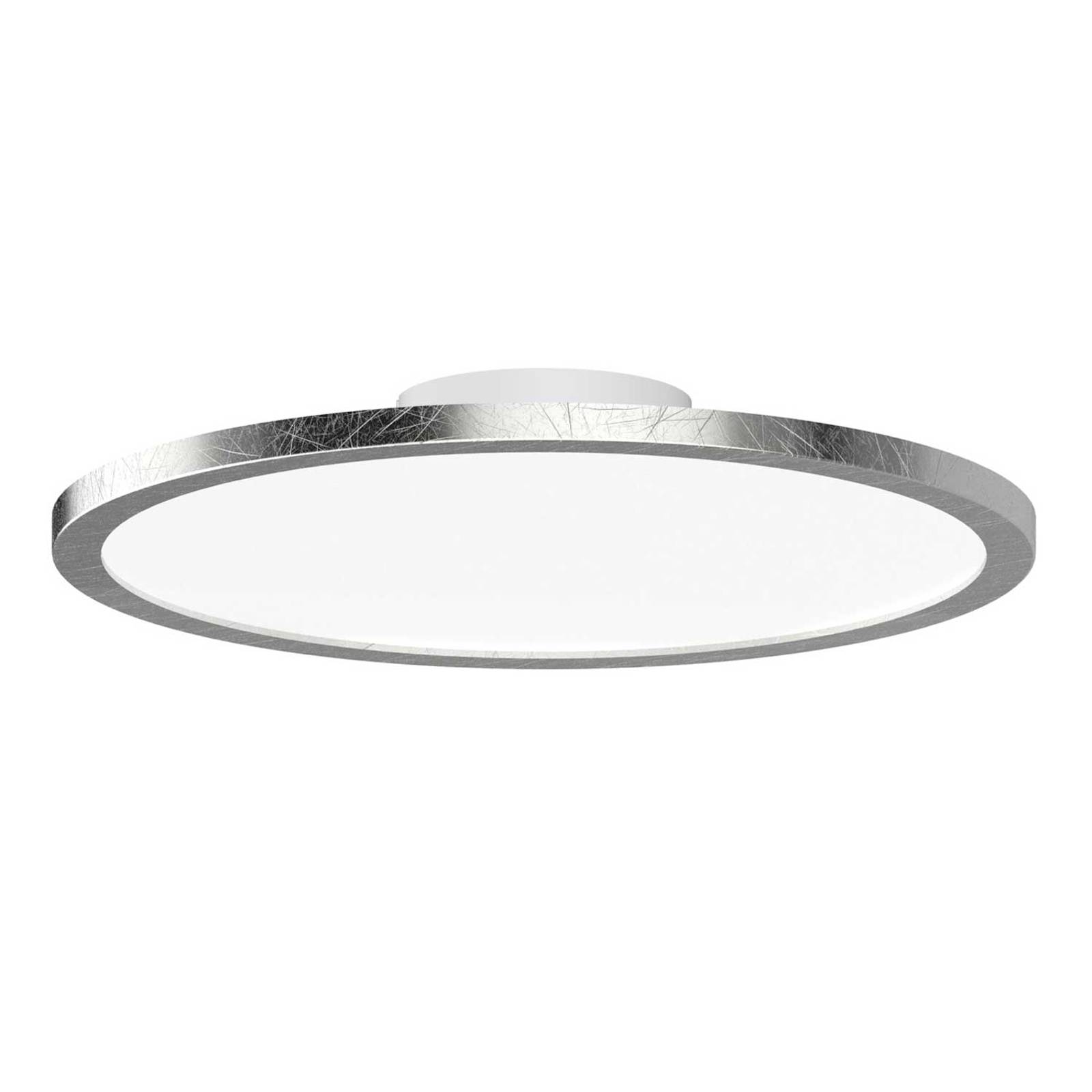 Lightme-LED-kattovalaisin Aqua Ø30,2cm, lehtihopea