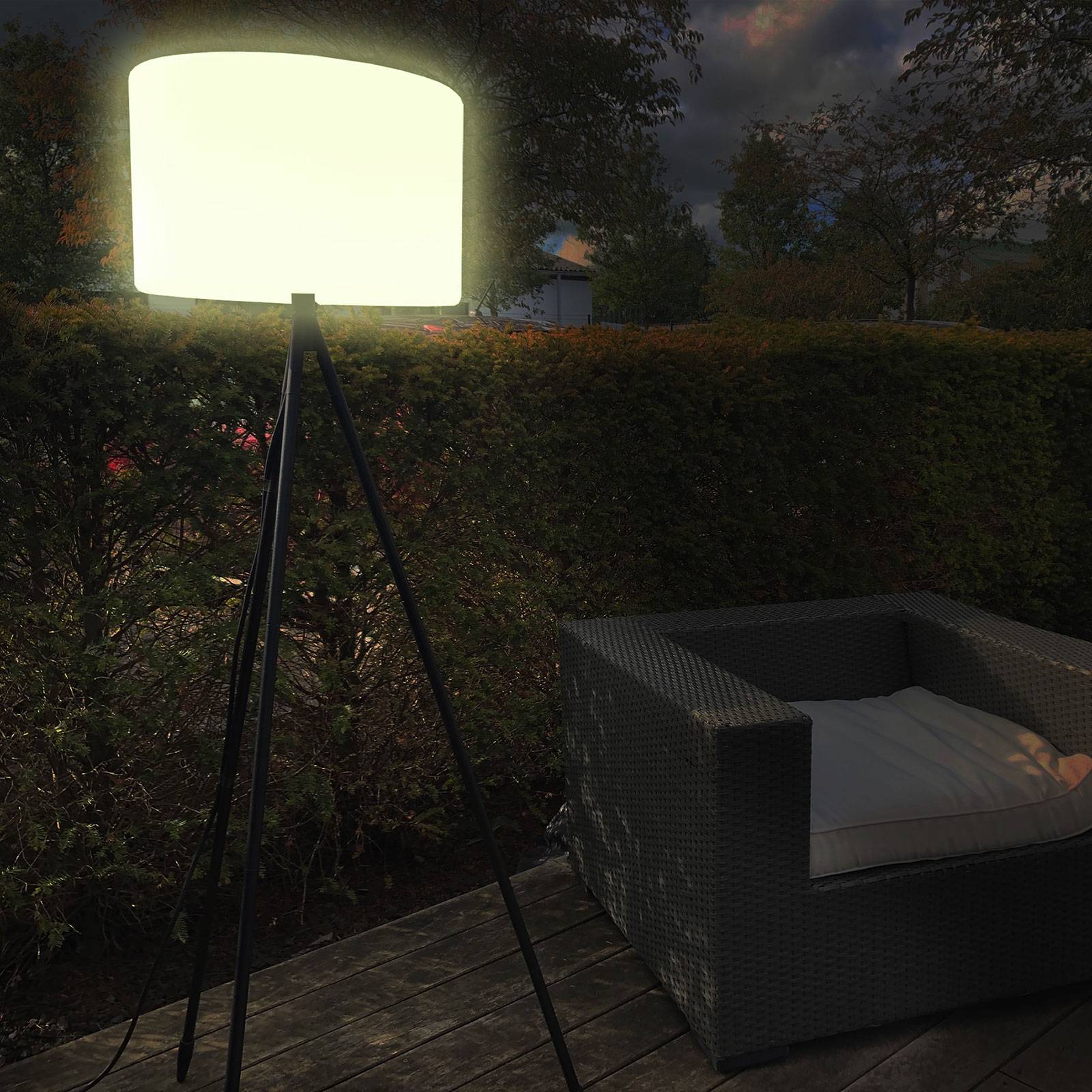 Müller Licht tint Khaya -LED-lattiavalo ulos, RGBW