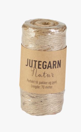 Jutegarn luonnonväri