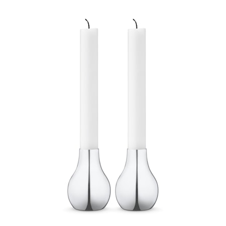 Cafu kynttilänjalka 2-pack Ruostumaton teräs
