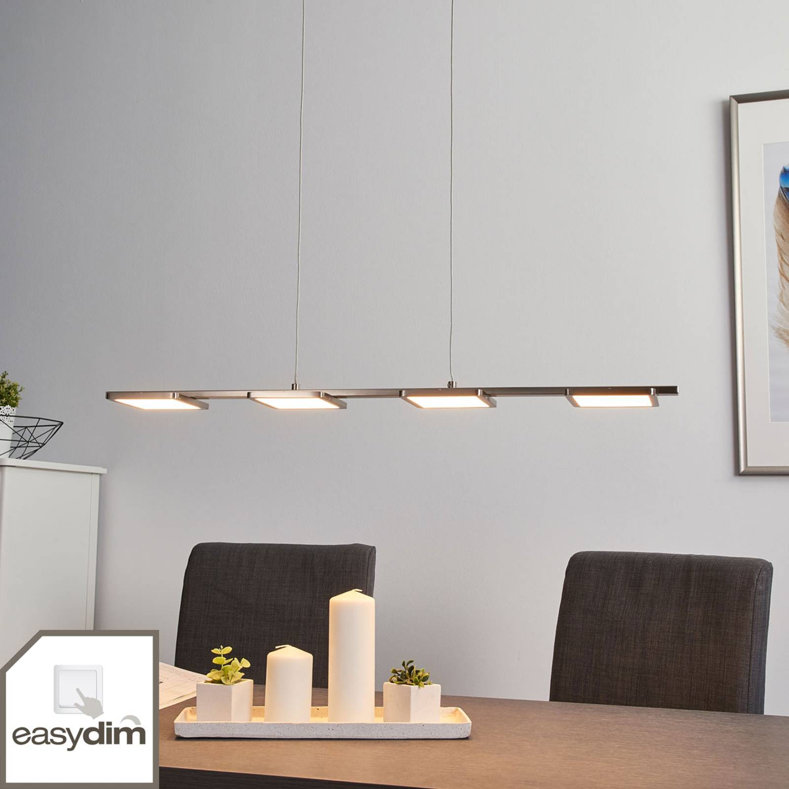 Suoralinjainen Uranus-LED-riippuvalaisin, easydim