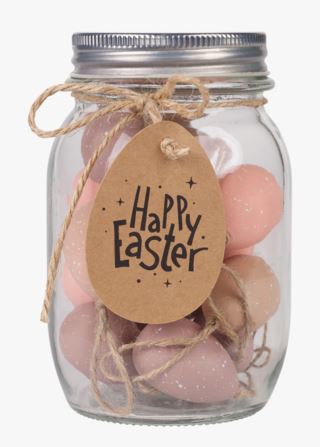 Egg bottle koriste moniväri