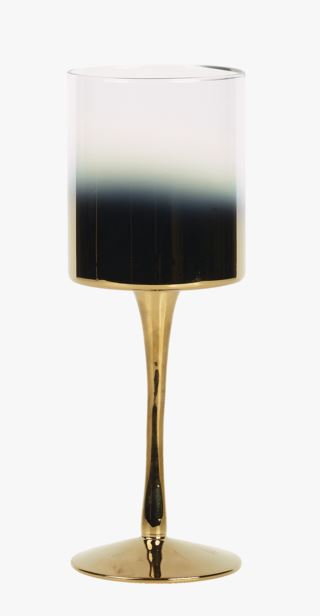 Elegante kynttilälyhty kulta