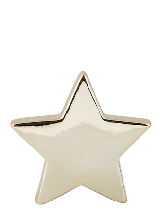 Koriste-esine Tähti Kulta 14 cm