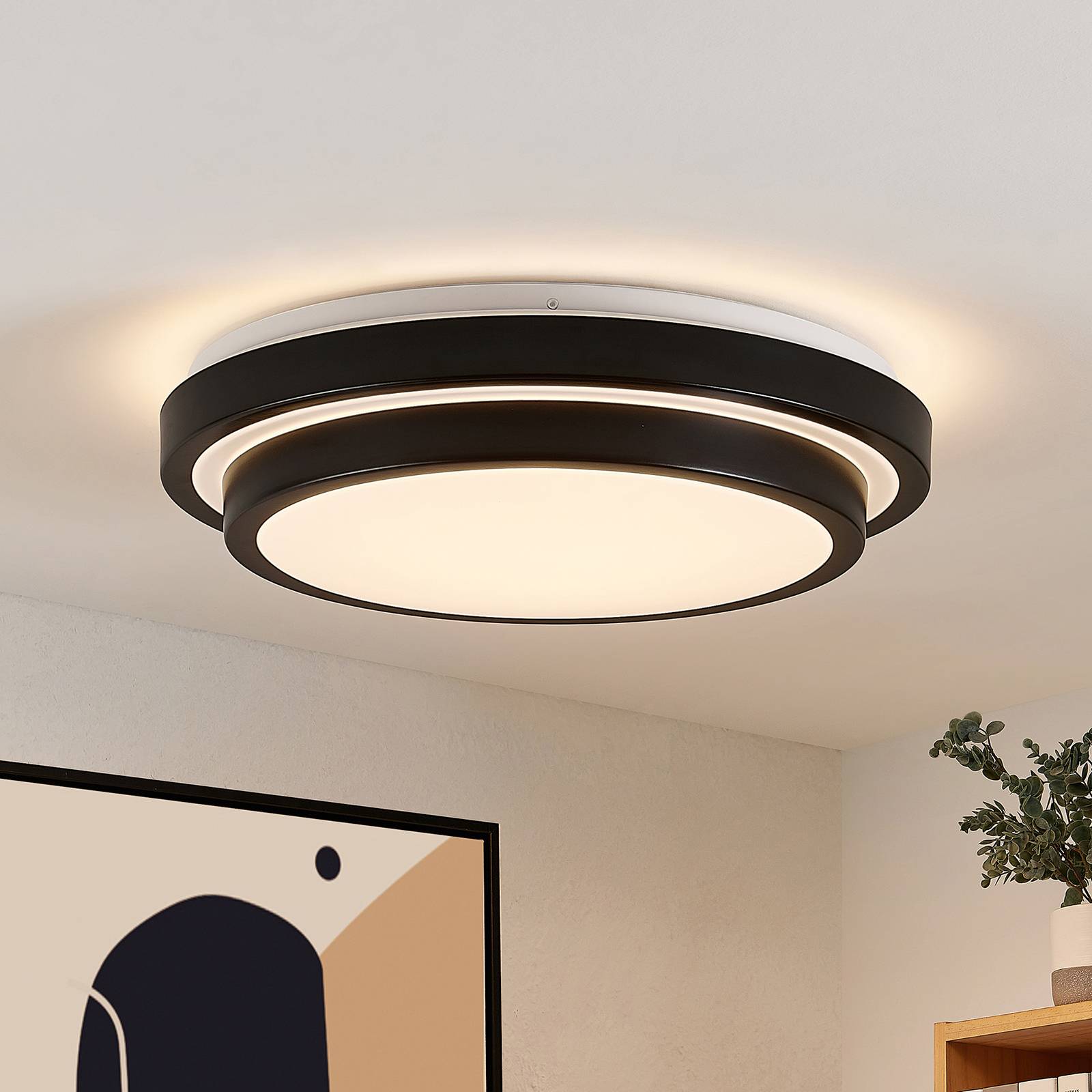 Lindby Youri -LED-kattovalaisin, 41 cm