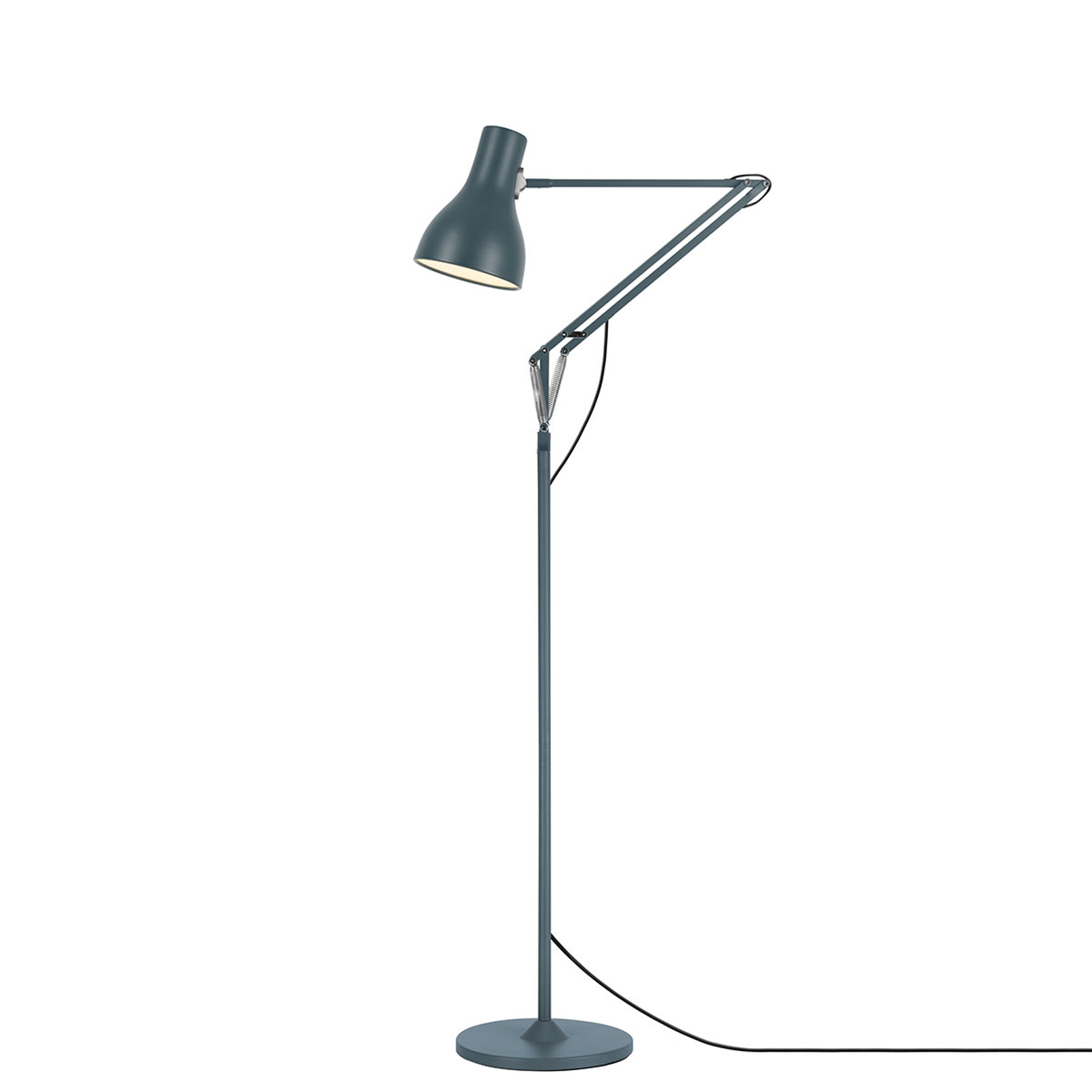 Anglepoise Type 75 -lattiavalaisin, siniharmaa