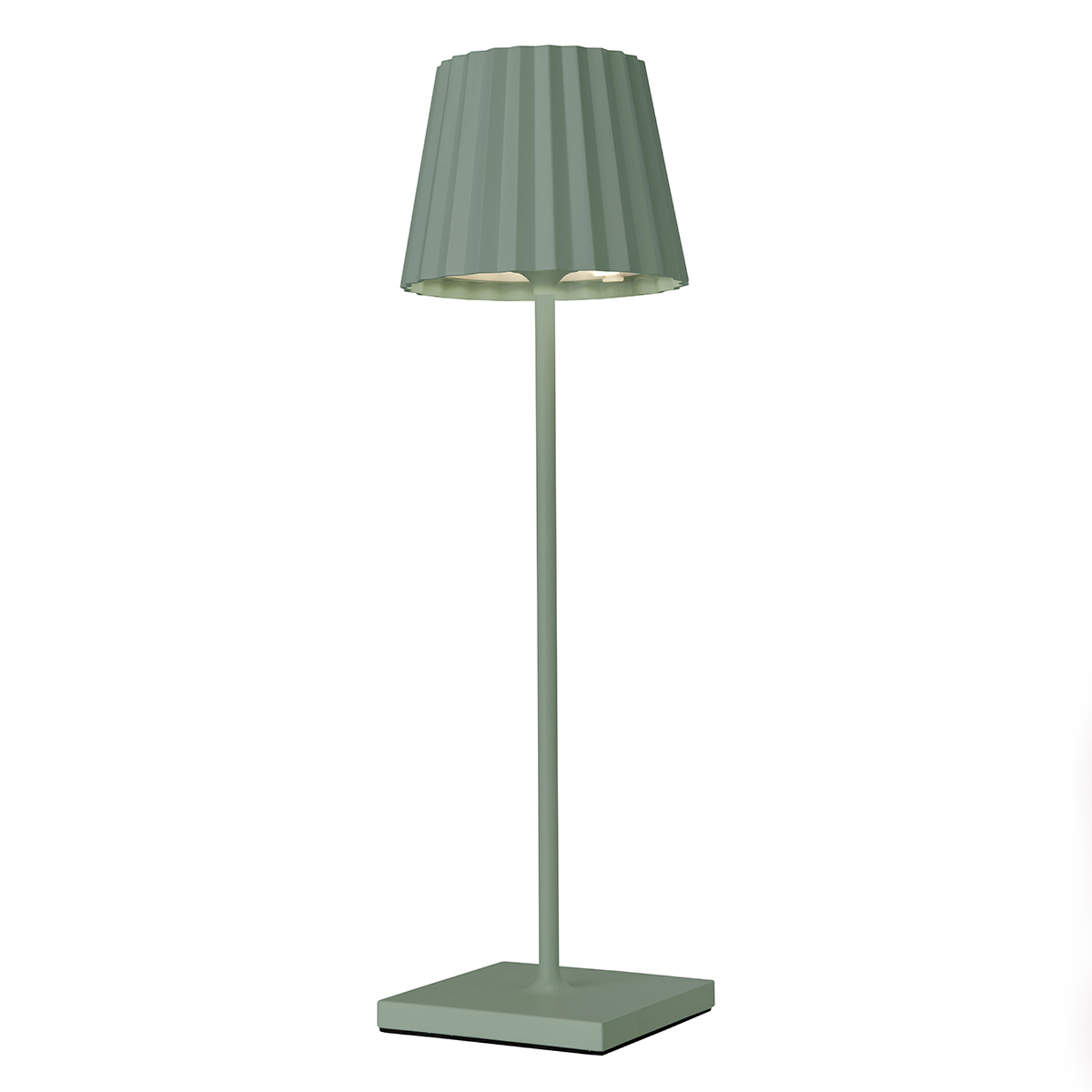 LED-pöytävalaisin Troll 2.0 ulkokäyttöön, vihreä