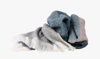 Alba stripe torkkupeitto sininen
