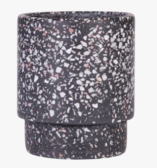 Terrazzo kukkaruukku moniväri/musta