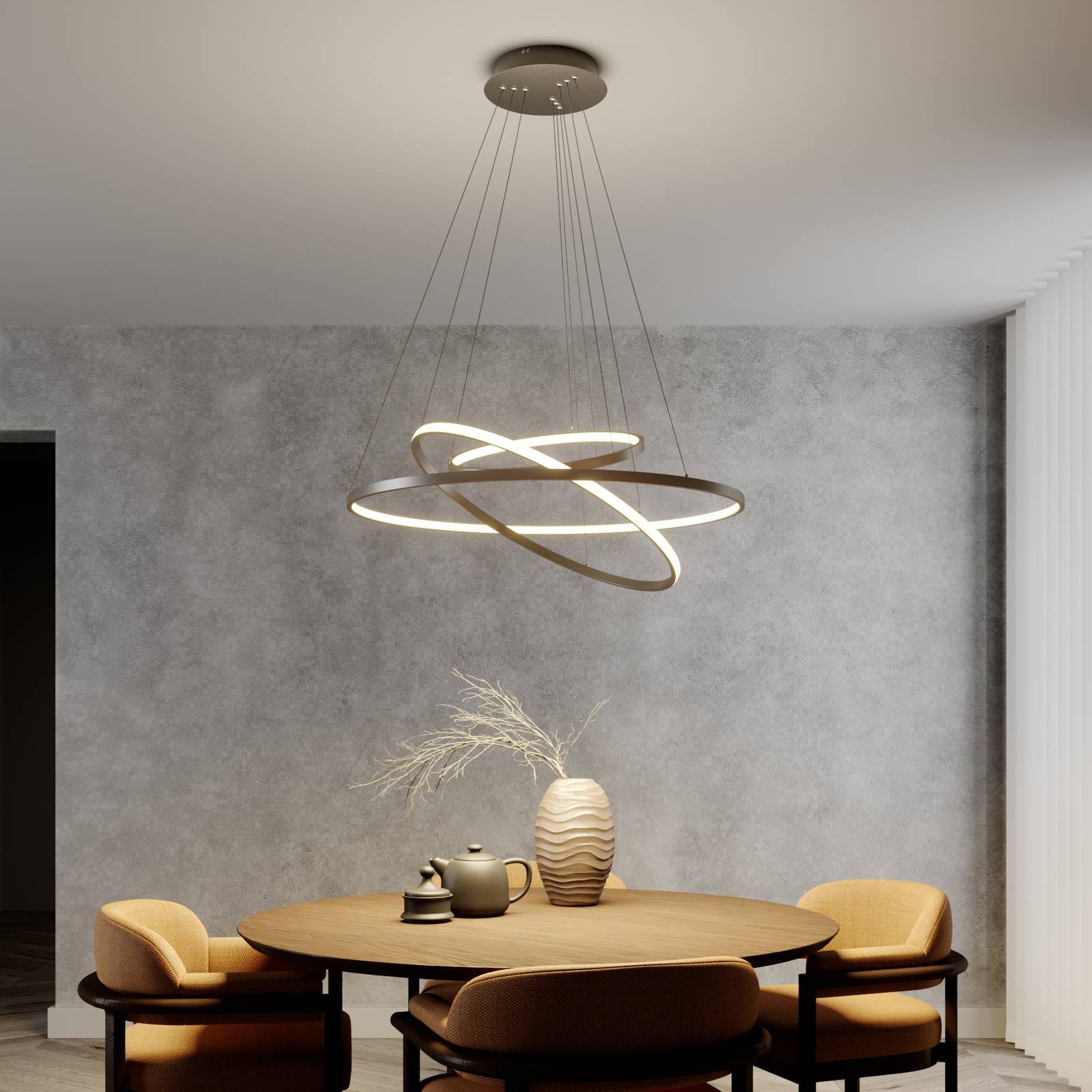 LED-riippuvalaisin Ezana, nikkeli