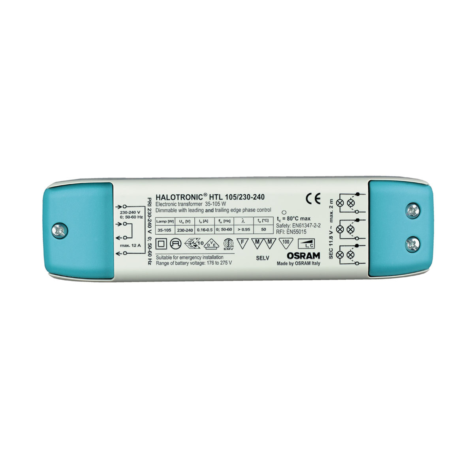 OSRAM 105VA muuntaja Halotronic Professional HTL