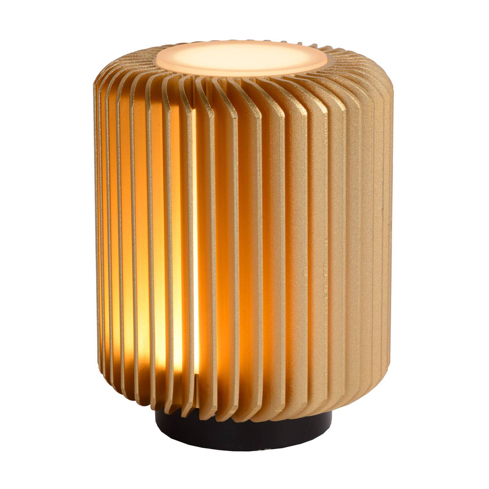 LED-pöytälamppu Turbin, kulta