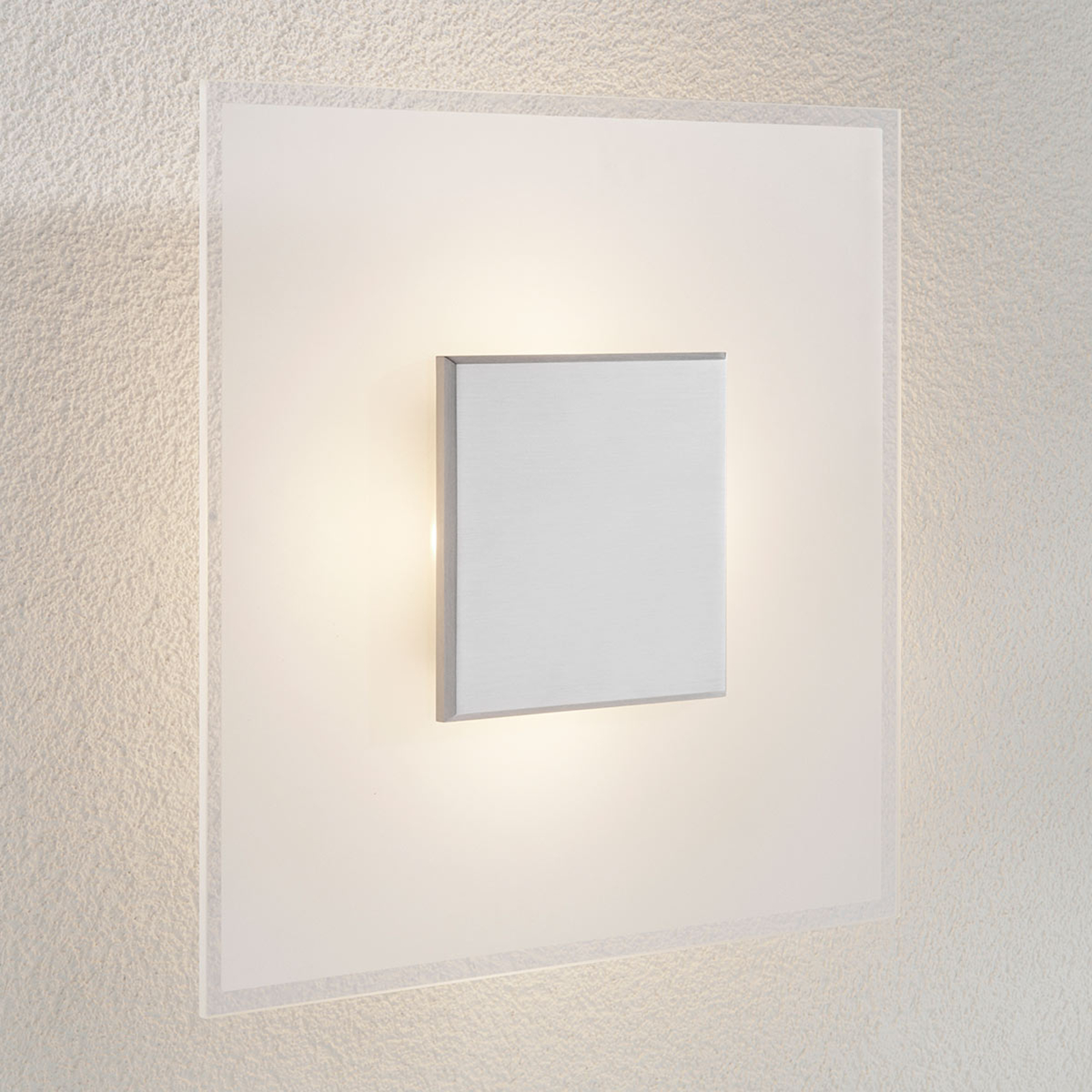 Himmennettävä LED-seinävalaisin Lole, lasia